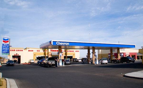 Blue Diamond Chevron Station