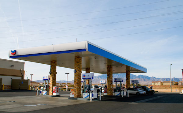 Blue Diamond Chevron Station